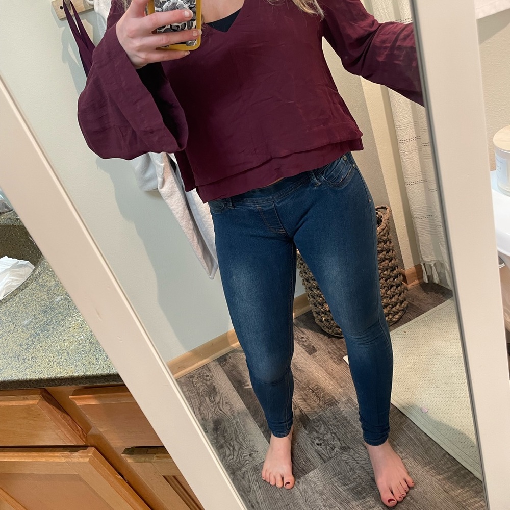 Free people wide sleeve top